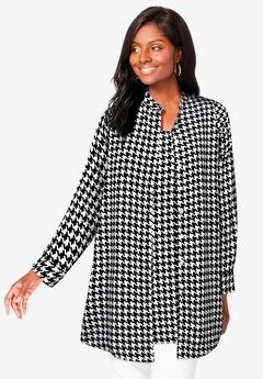 Plus Size Polyester Tops