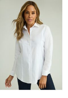 Plus Size Poplin Shirts