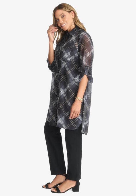 Sheer Georgette Mega Tunic, , alternate image number null
