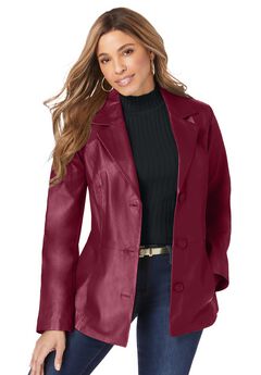 Leather Blazer