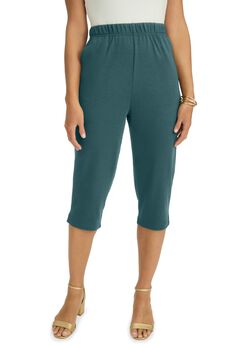 Soft Ease Cotton Knit Capri