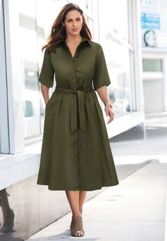 Soft Denim Shirtdress