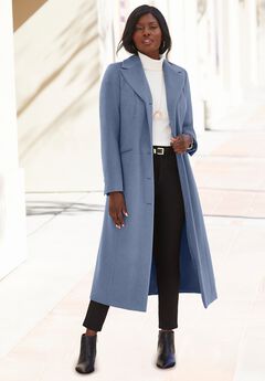Full Length Wool Blend Coat