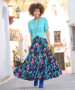 Boho Tiered Maxi Skirt