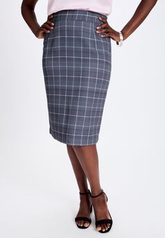 Tummy Control Bi-Stretch Pencil Skirt