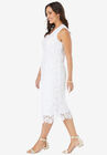 Lace Midi Dress, , alternate image number null