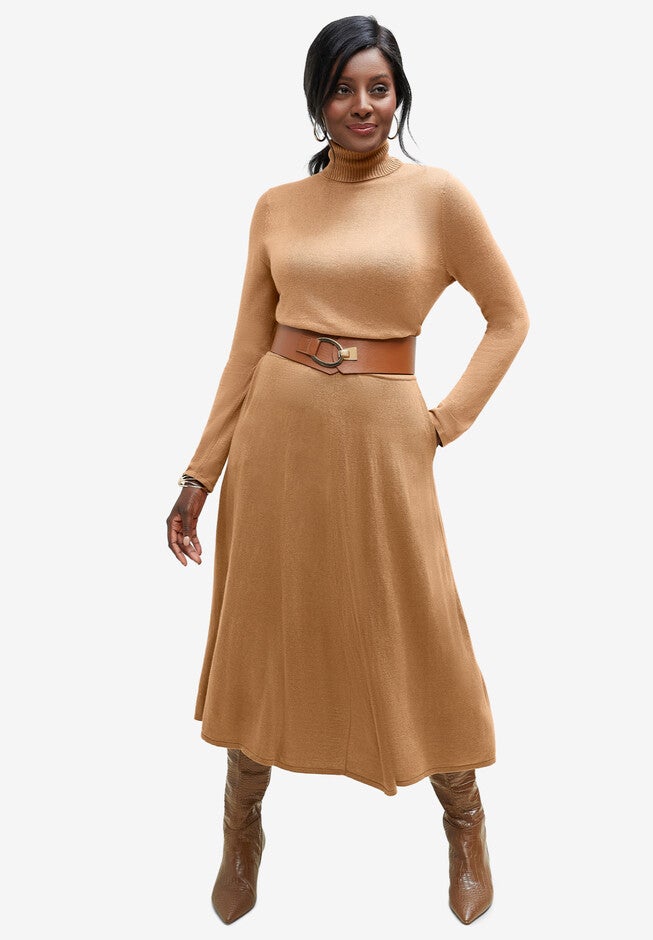 A-Line Cashmere Skirt, , alternate image number null