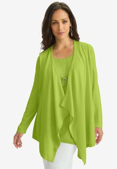 Womens Open Front Cardigans