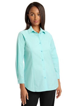 Wrinkle-Free Stretch Poplin Shirt