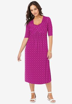 Plus Size Short Sleeve Dresses