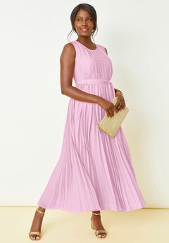 Pleated Maxi Dress