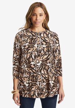 Stretch Knit Swing Tunic