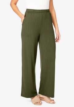 Plus Size Pull On Pants With Pockets