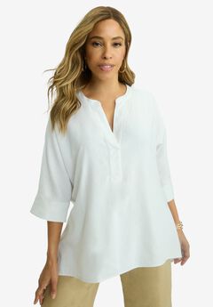 Hi-Low Linen Tunic