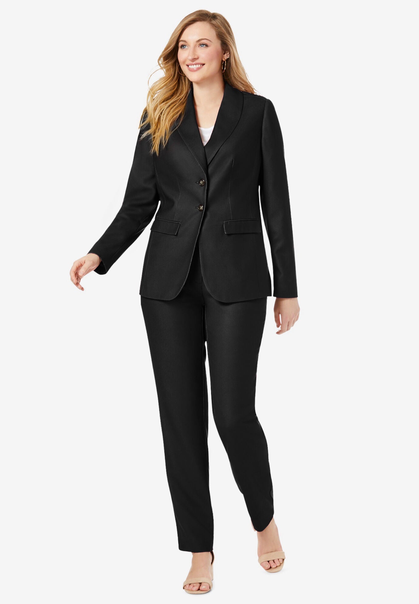Roamans dressy pant suits top