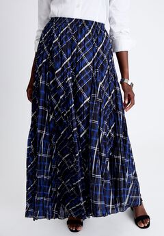 Flowing Crinkled Maxi Skirt