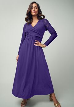 Plus Size Midi Lace Dresses