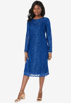 Plus Size Red Lace Dresses