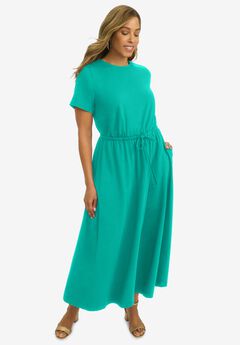 Drawstring Maxi Dress