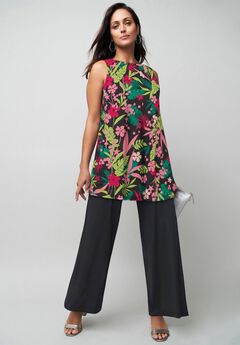 Stretch Knit Tunic Tank