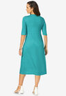 Pleated Tunic Dress, , on-hover image number null
