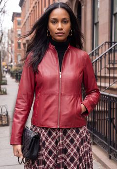 Plus Size Red Coats For Women