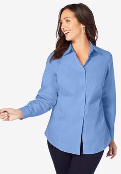 Stretch Cotton Poplin Shirt