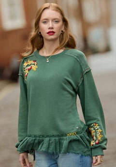 Peplum Sweatshirt
