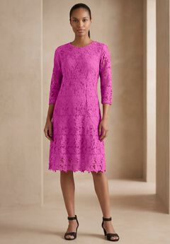 Lace Fit & Flare Dress