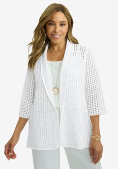 Plus Size Cotton Cardigans