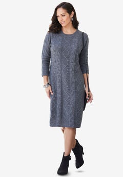 Cable Sweater Dress