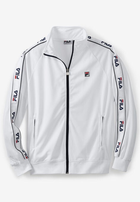 Fila Taped Logo Track Jacket Plus Size Outerwear Roaman S