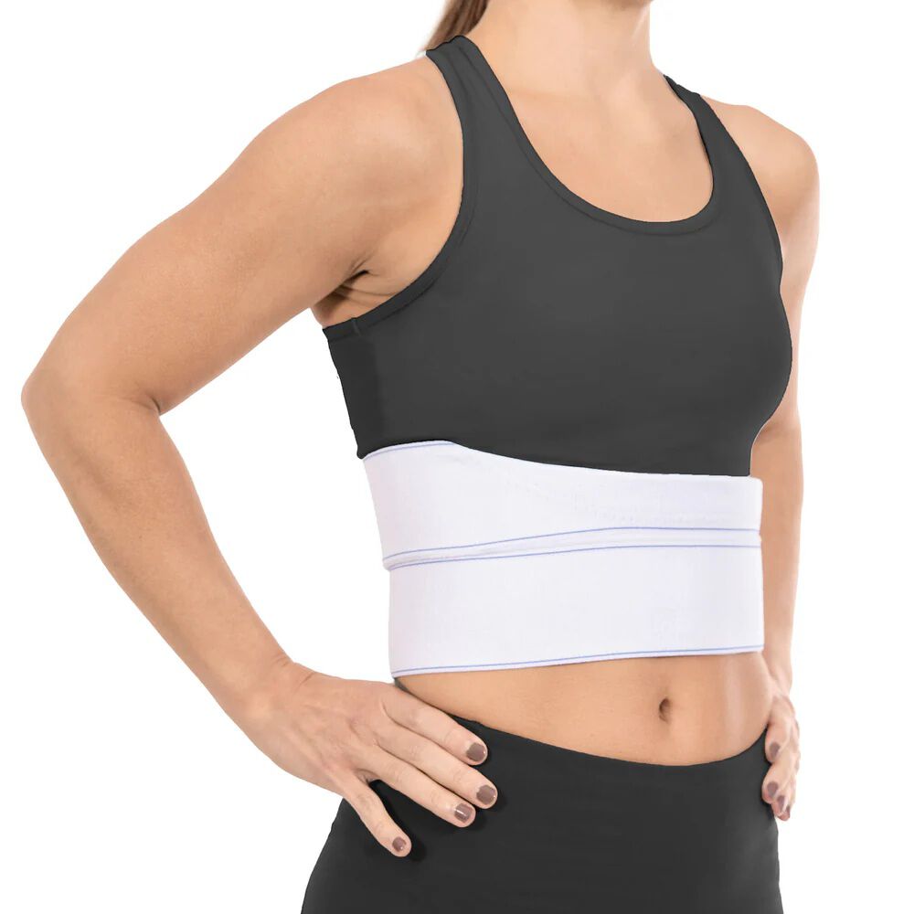 Broken Rib Brace, WHITE, hi-res image number 0