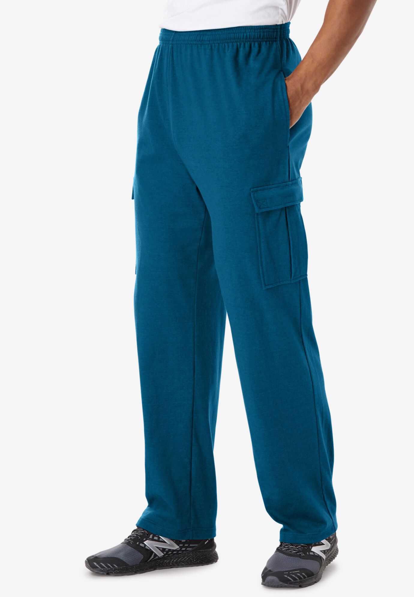 big men's cargo sweatpants