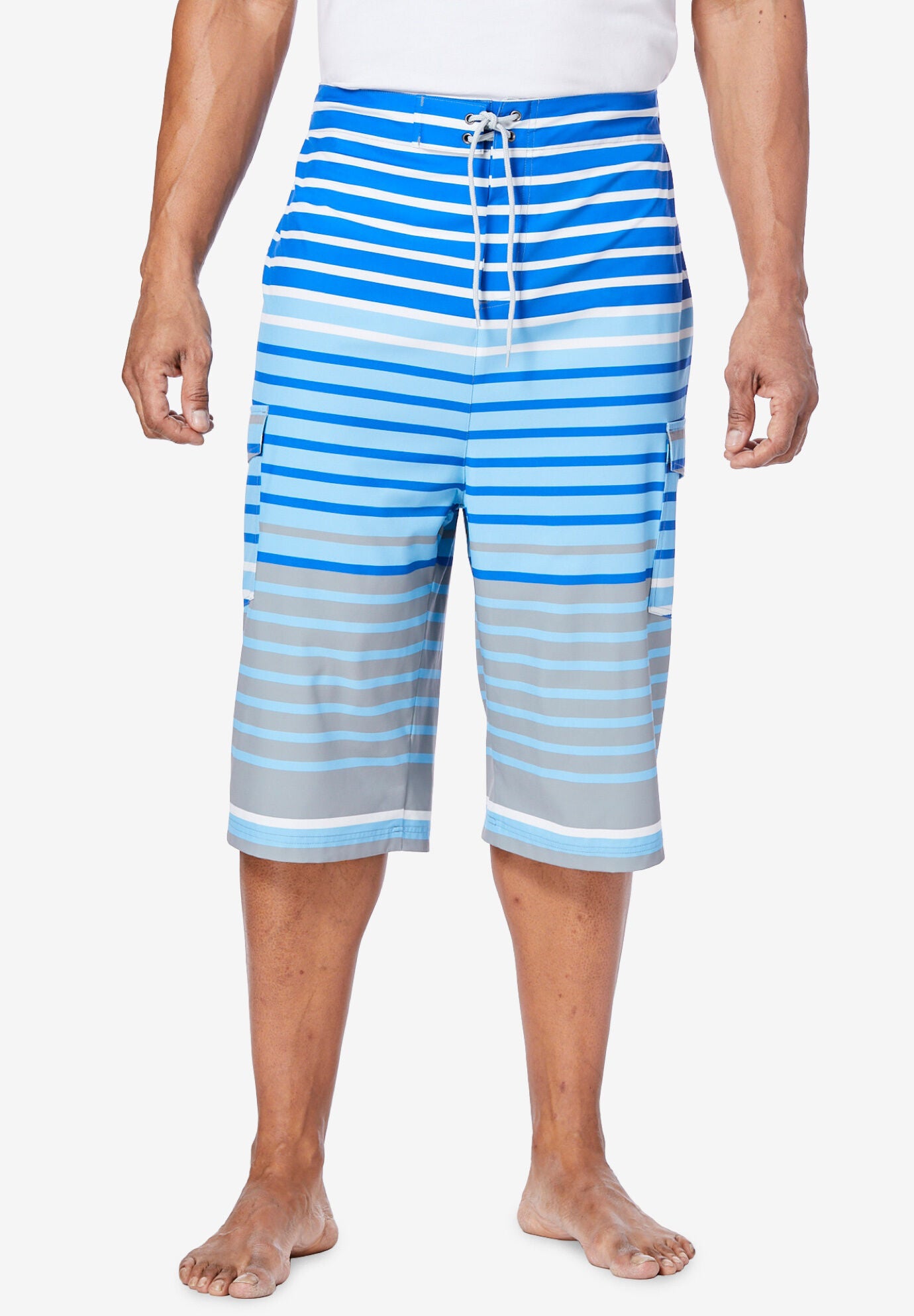 Flex Jam 12 inches Board Short, GREY STRIPE, hi-res image number 0