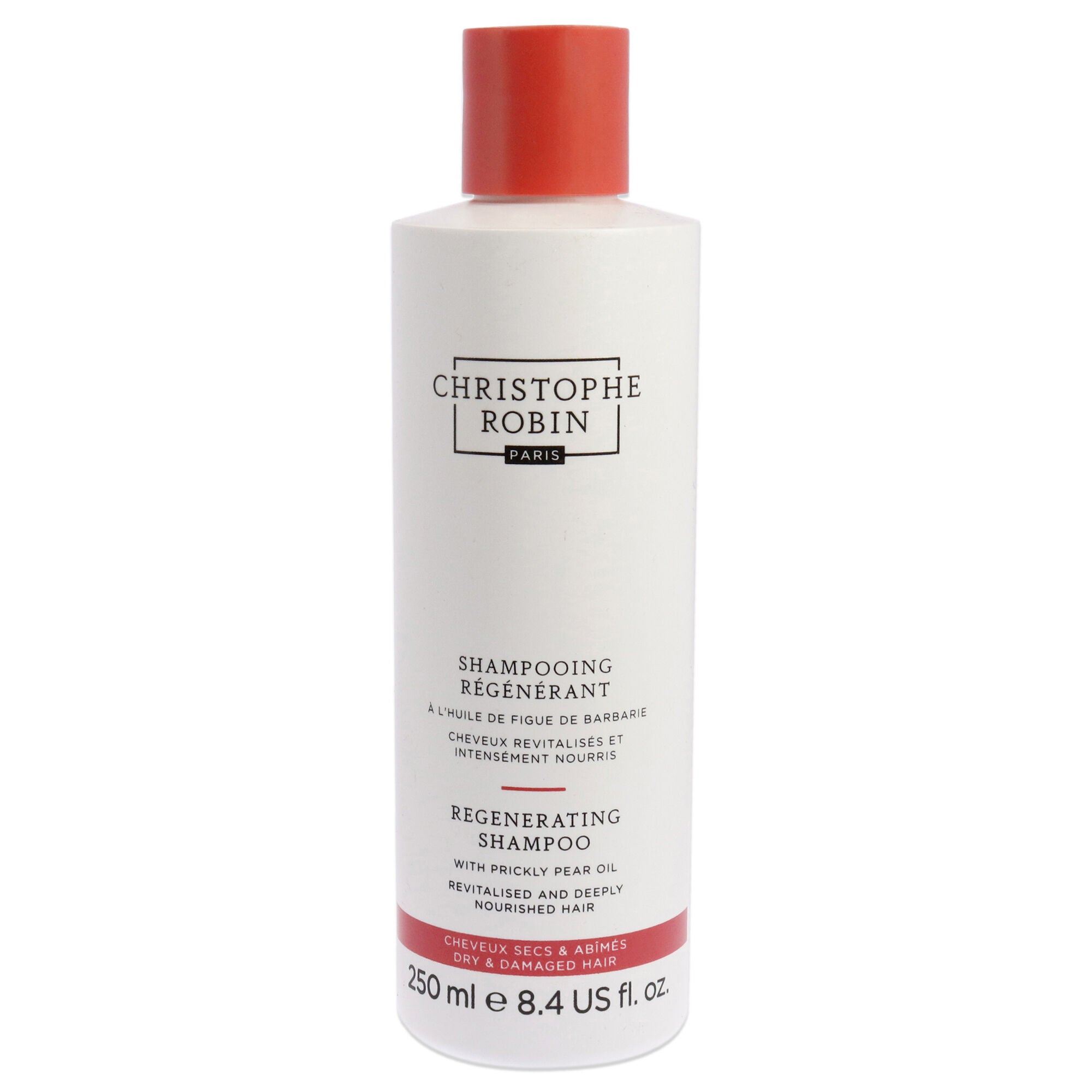 Regenerating Shampoo with Prickly Pear Oil by Christophe Robin for Unisex - 8.4 oz Shampoo, See Description, hi-res image number 0