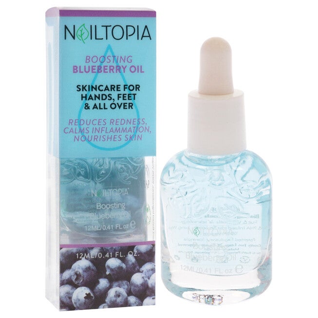 Boosting Oil - Blueberry by Nailtopia for Women - 0.41 oz Oil, See Description, alternate image number 1