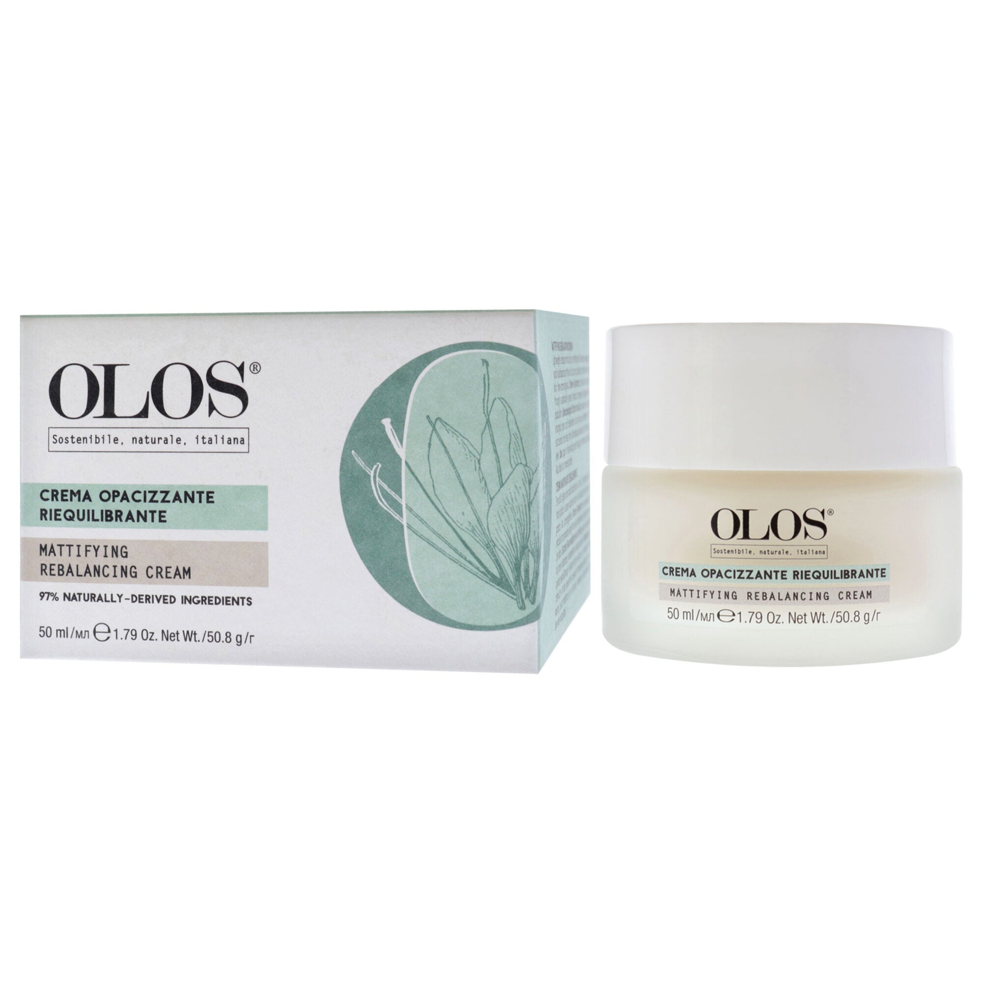 Mattifying Rebalancing Cream by Olos for Unisex - 1.7 oz Cream, See Description, alternate image number 1