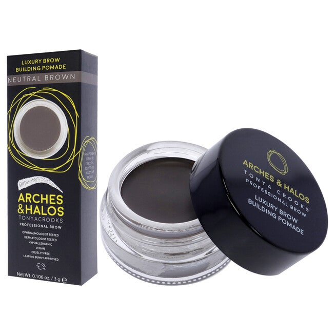 Luxury Brow Buiding Pomade - Neutral Brown by Arches and Halos for Women - 0.106 oz Pomade, See Description, alternate image number 3