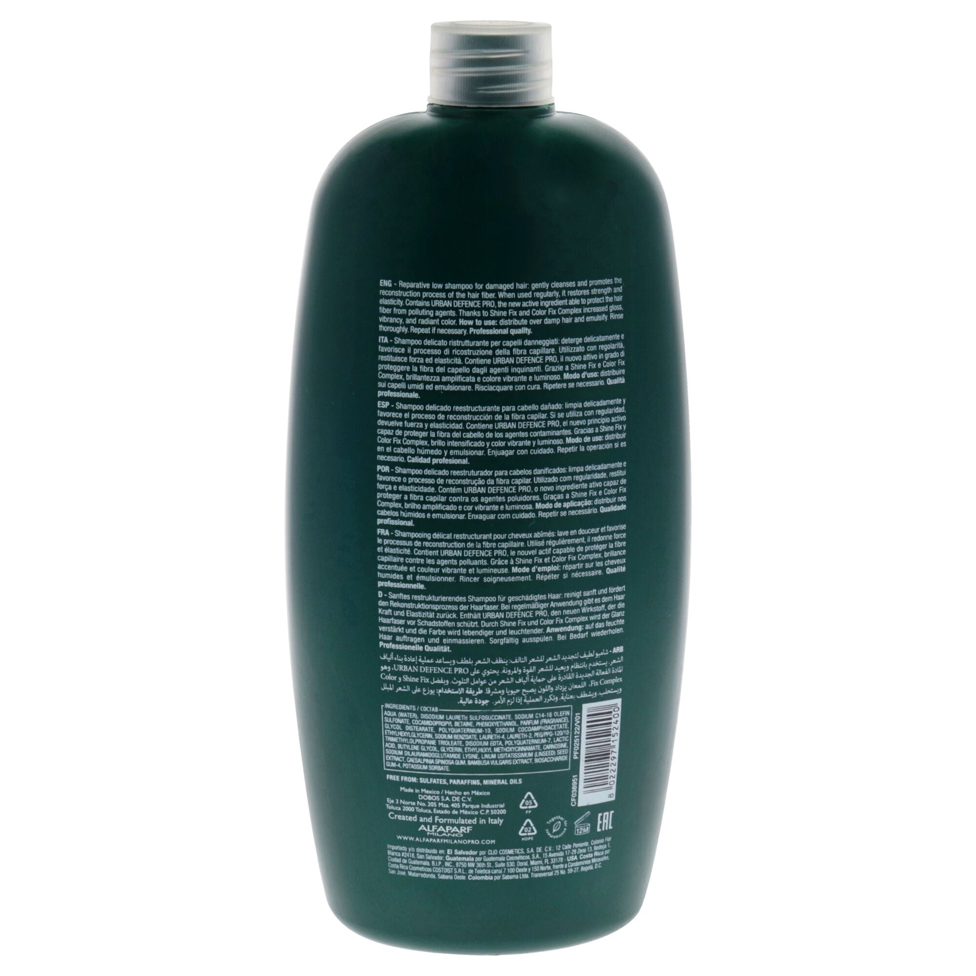 Semi Di Lino Reconstruction Reparative Low Shampoo by Alfaparf Milano for Unisex - 33.8 oz Shampoo, See Description, alternate image number 1