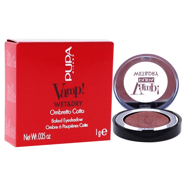 Vamp! Wet and Dry Baked Eyeshadow - 202 Barbie Girl by Pupa Milano for Women - 0.035 oz Eye Shadow, NA, alternate image number null