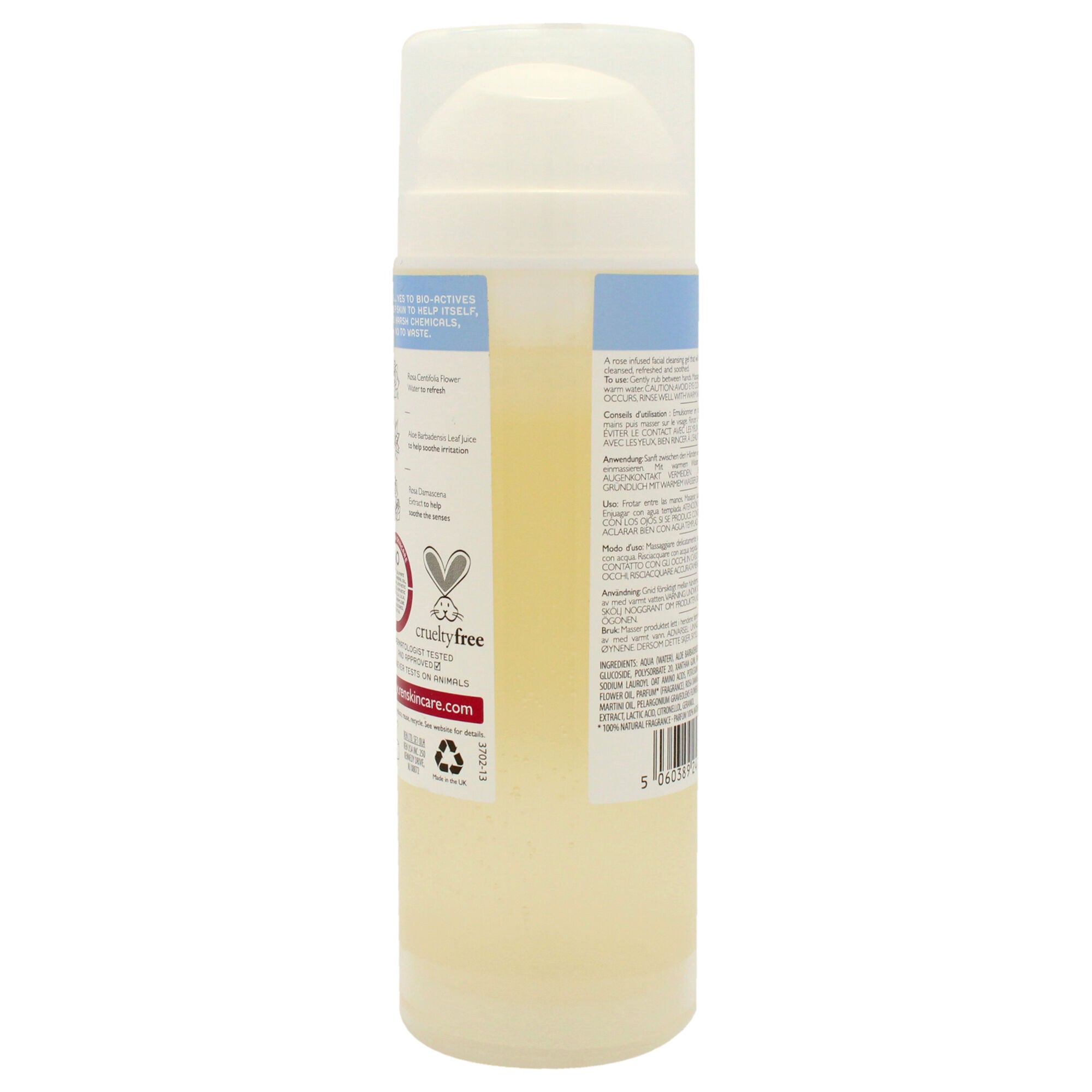 Rosa Centifolia Cleansing Gel by REN for Unisex - 5.1 oz Gel, See Description, alternate image number 3