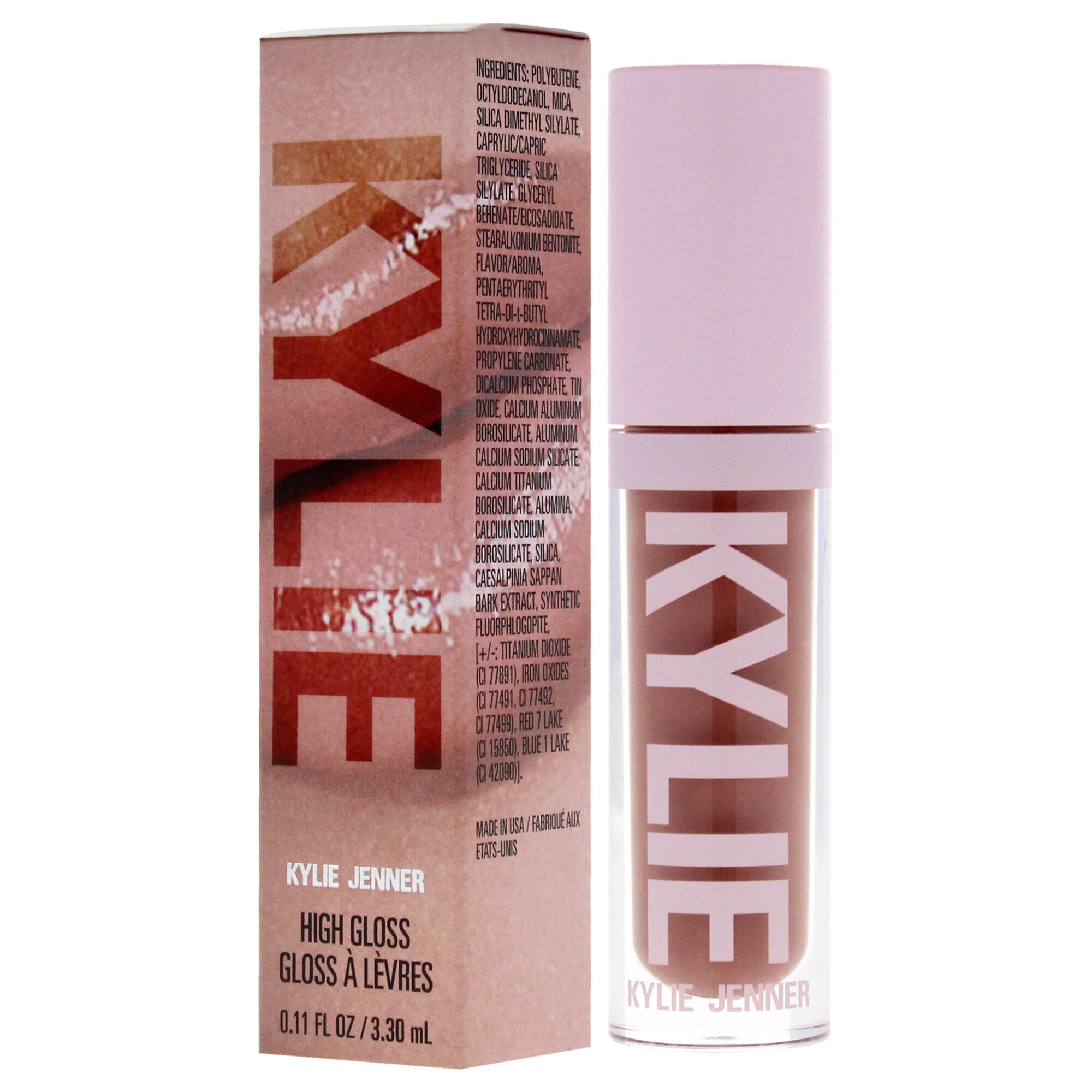 High Gloss - 703 Dolce K by Kylie Cosmetics for Women - 0.11 oz Lip Gloss, Brown, alternate image number 3