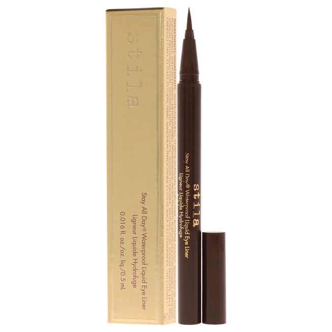 Stay All Day Waterproof Liquid Eye Liner - Dark Brown by Stila for Women - 0.016 oz Eyeliner, See Description, alternate image number null