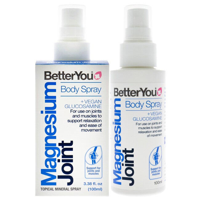 Magnesium Joint Body Spray by BetterYou for Unisex - 3.38 oz Body Spray, NA, hi-res image number null