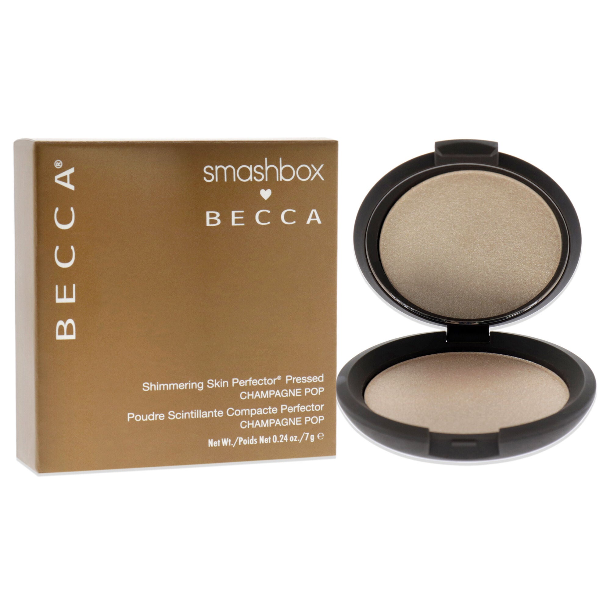 Becca Shimmering Skin Perfector Pressed Highlighter - Champagne Pop by SmashBox for Women - 0.24 oz Highlighter, , alternate image number 7