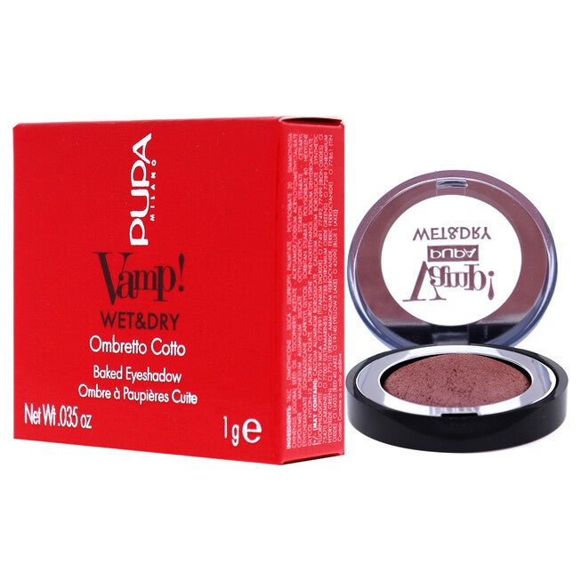 Vamp! Wet and Dry Baked Eyeshadow - 202 Barbie Girl by Pupa Milano for Women - 0.035 oz Eye Shadow, See Description, alternate image number 2