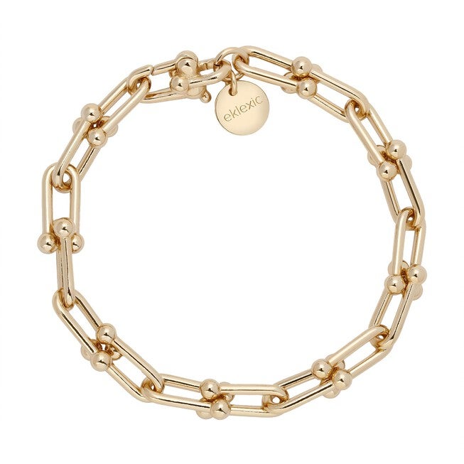 Margaux Anklet 10 inches Gold, Gold / Gold, hi-res image number 0