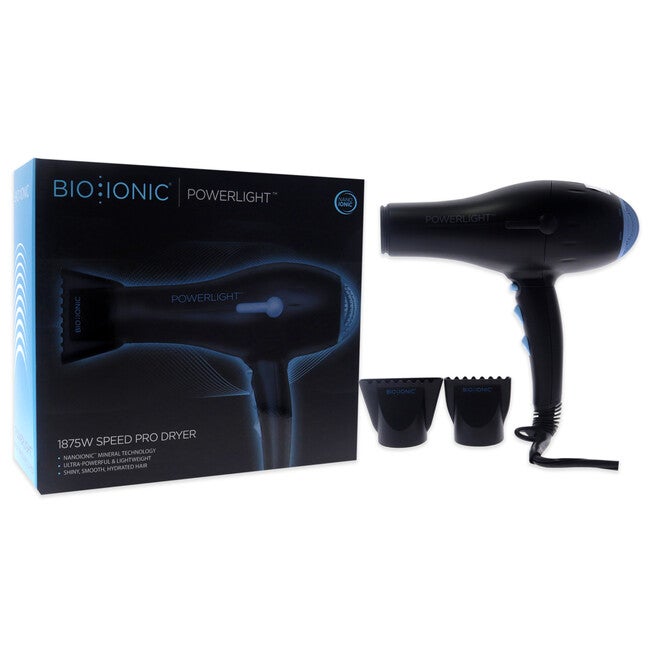 PowerLight 1875W Speed Pro-Dryer - Black by Bio Ionic for Women - 1 Pc Hair Dryer, See Description, alternate image number 2