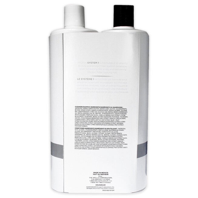 System 1 Duo by Nioxin for Unisex - 2 x 33.8 oz Shampoo, Conditioner, NA, alternate image number null